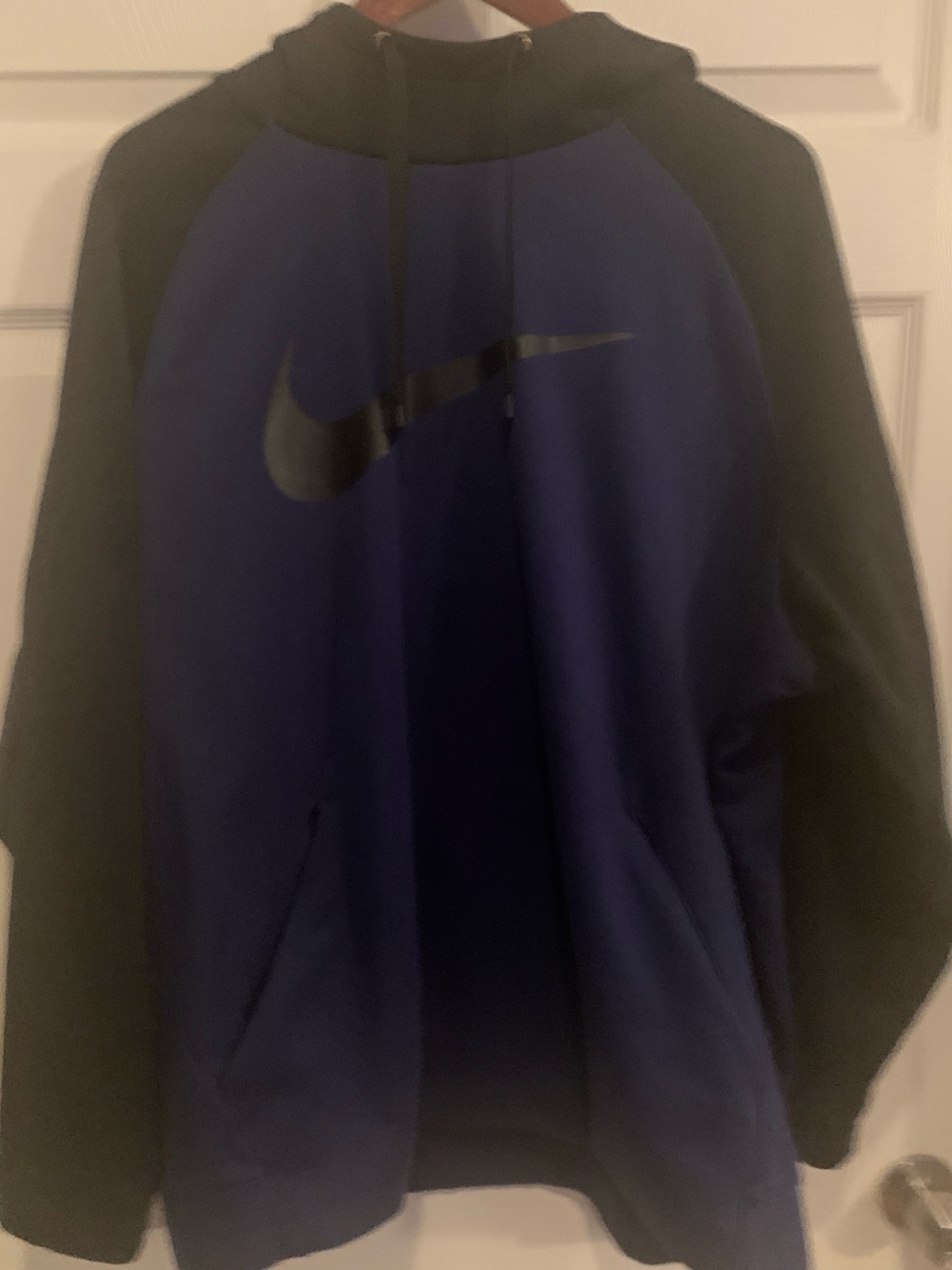 Nike Blue and Black Pullover Hoodie - Picture 3 of 6